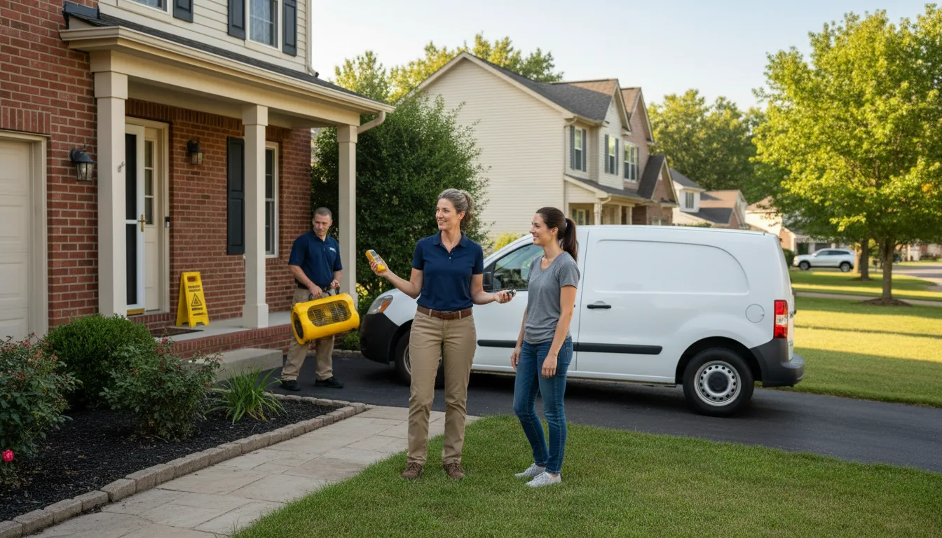 Water restoration image for Fire And Smoke Damage Restoration in Saint Albans, ME